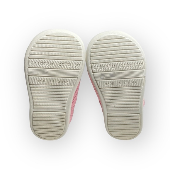 crtartu 𖠌 Mesh T Strap Cartoon Bunny Baby Walker Sandals 𖠌 Pink Toddler 6 6.5 - Picture 11 of 16